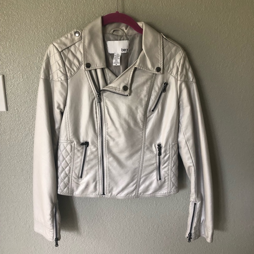 Faux leather jacket